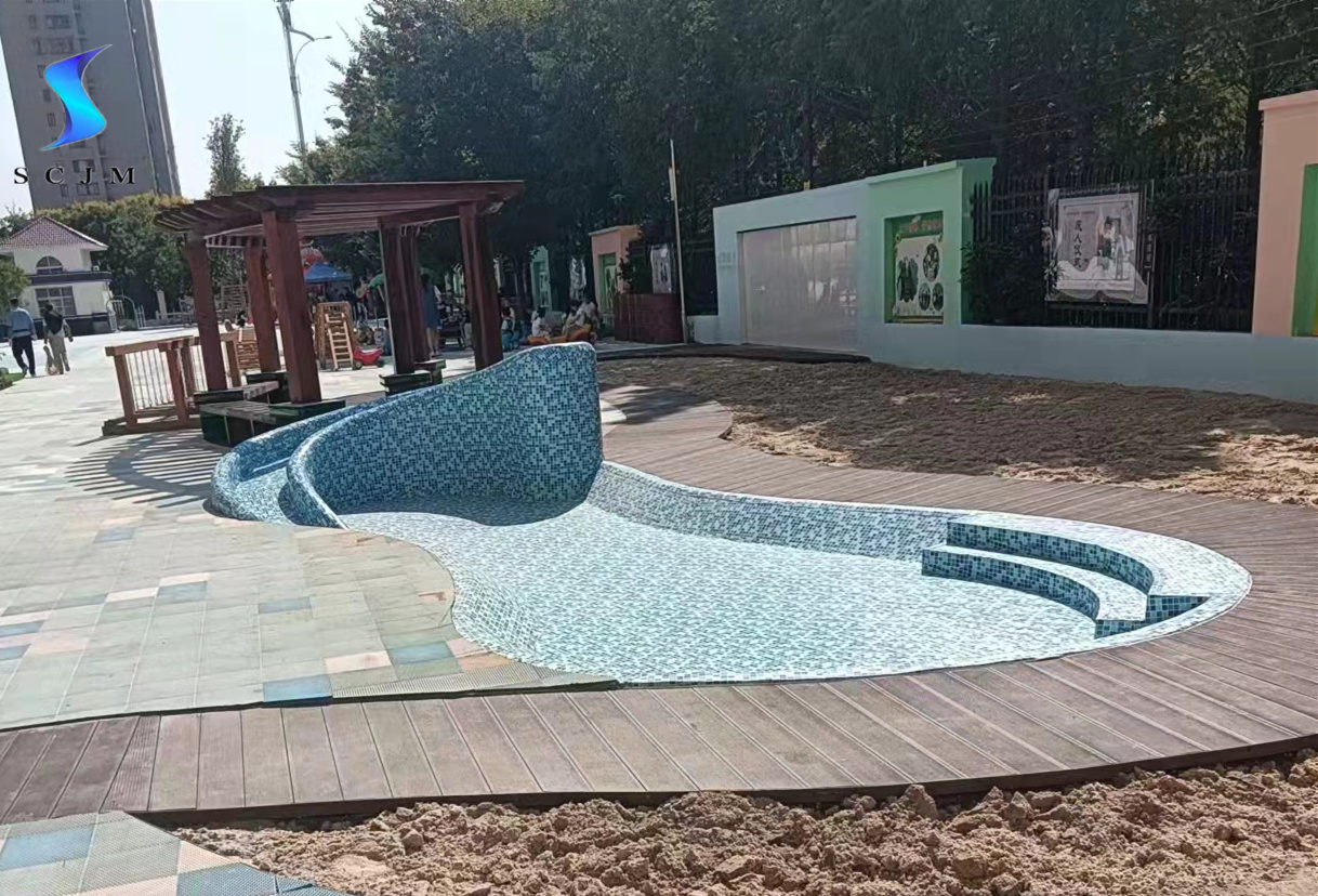 武漢室外水池施工完成圖